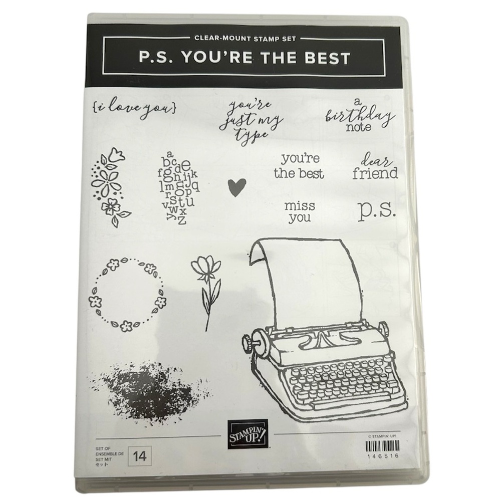 🍒 Stampin’ Up! 🍒 « P.S. You’re the Best » Stamp Set